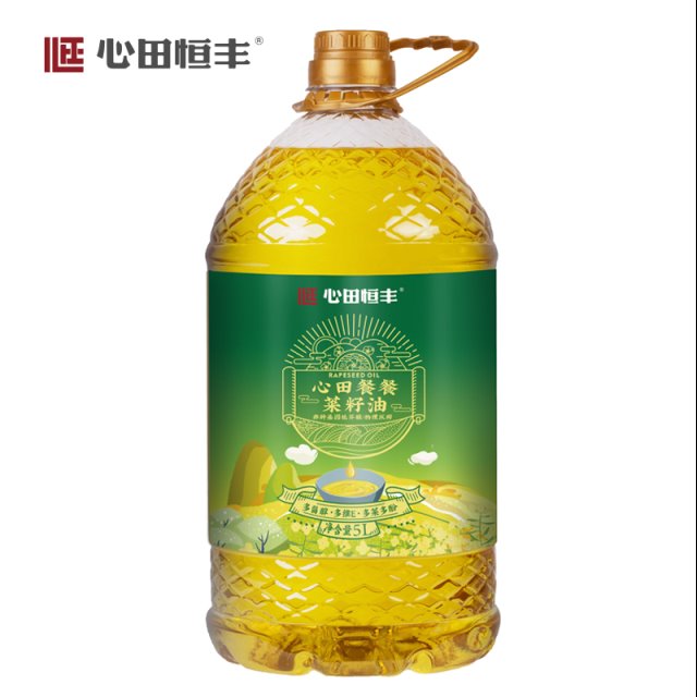 心田餐餐菜籽油5L
